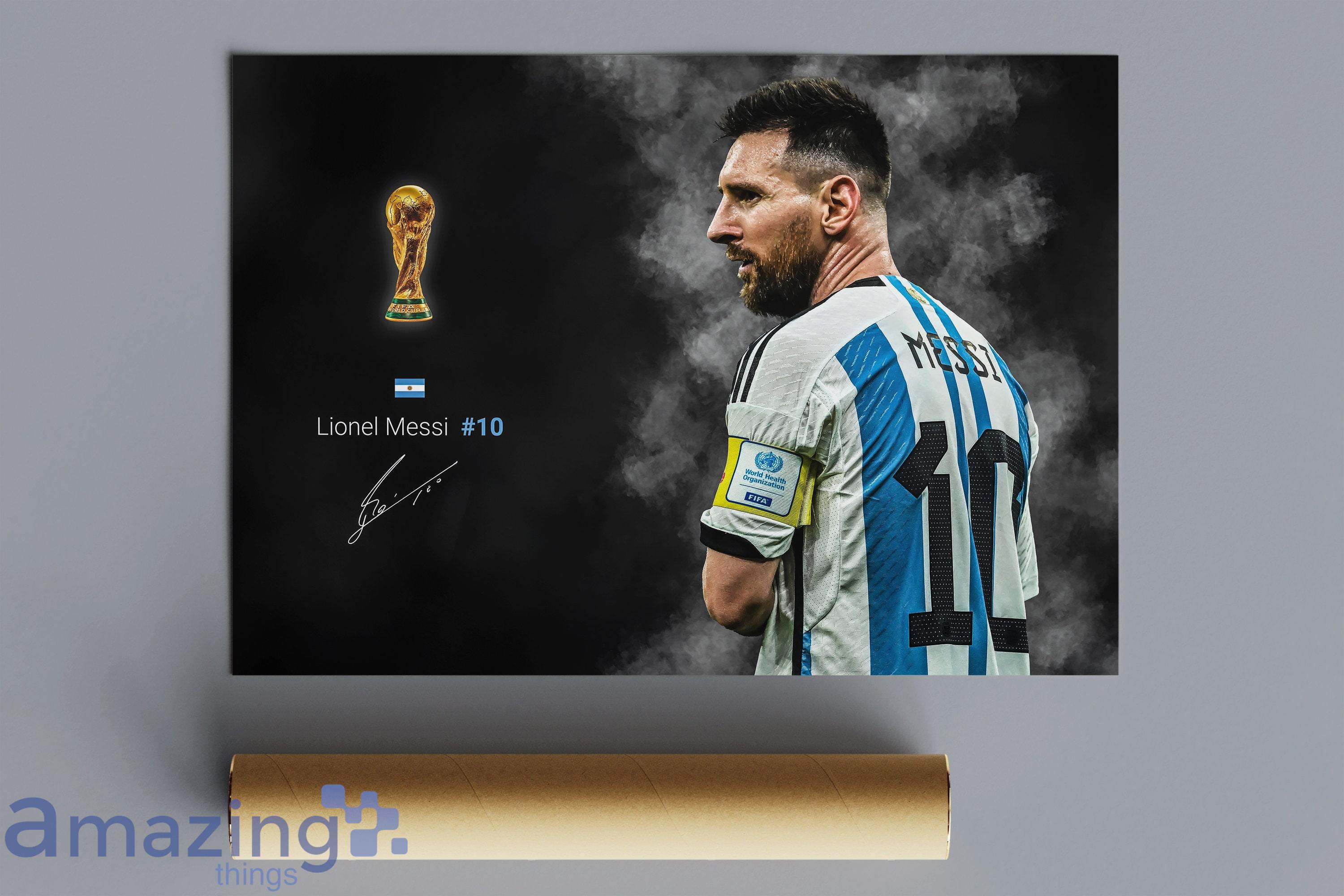 Leo Messi World Cup 2022 Poster or Canvas Gift For Fans image Leo Messi World Cup 2022 Poster or Canvas Gift For Fans Product Photo 2