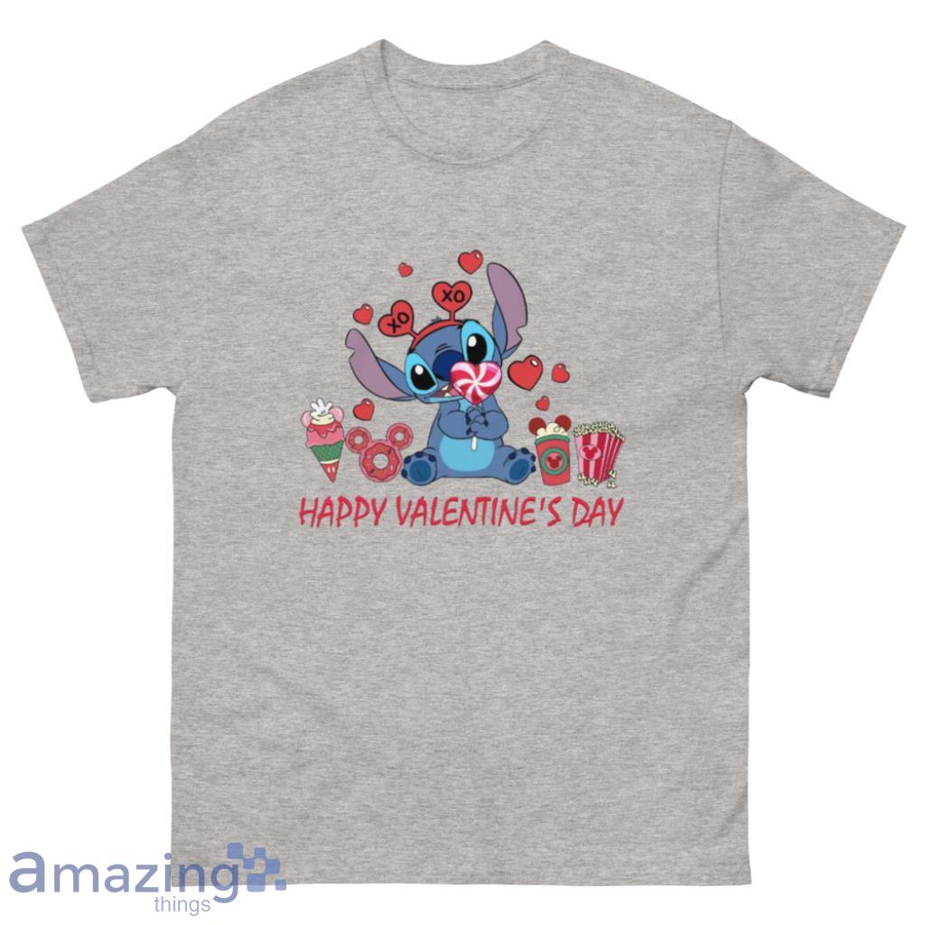 Lilo and Stitch Disney Snack Valentines Day Matching Couple Shirt - 500 Men’s Classic Tee Gildan