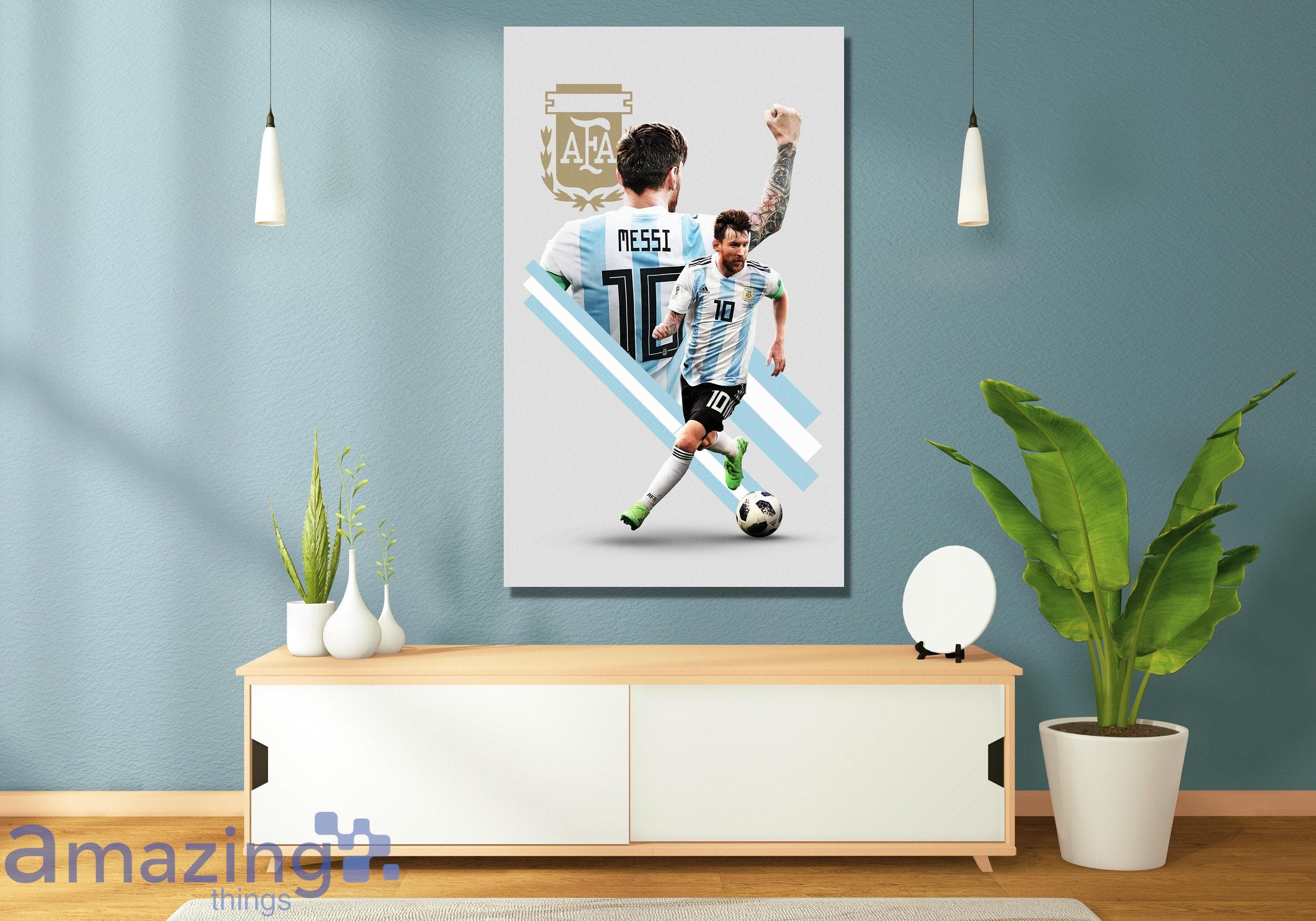 Lionel Messi Argentina Canvas Wall Art Or Poster Print Product Photo 1