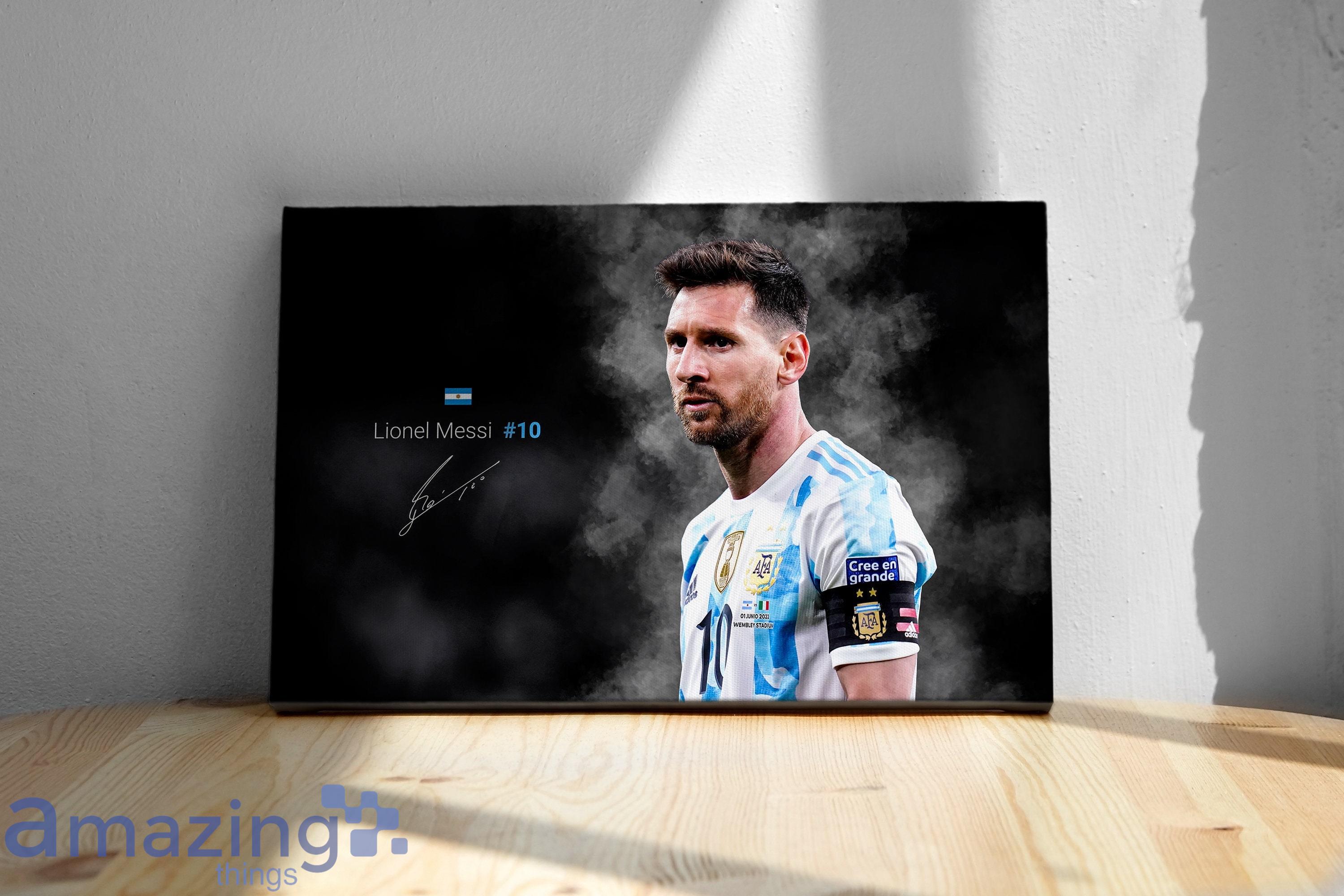 Lionel Messi Poster Or Canvas Argentina Football 2022 Product Photo 1