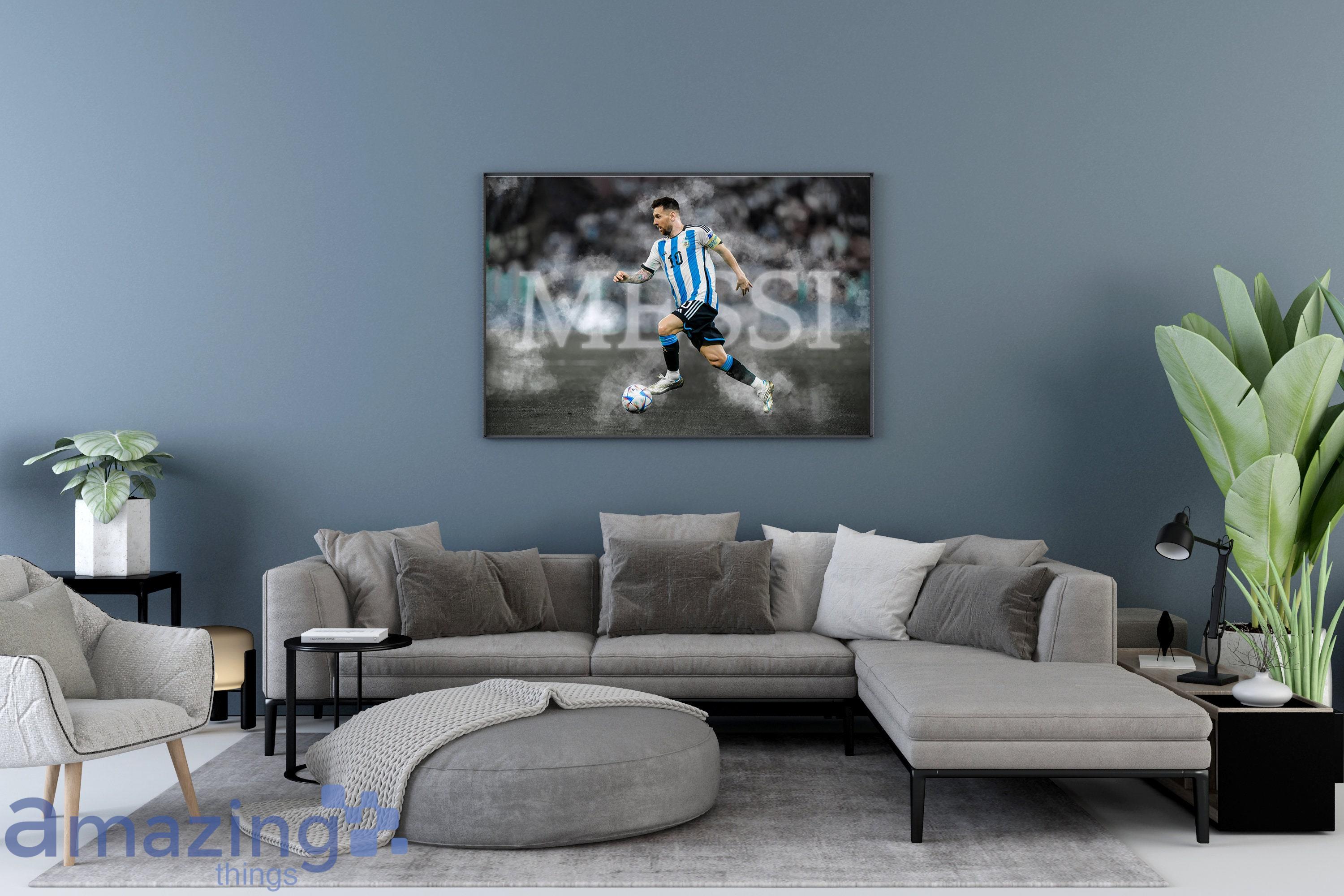 Lionel Messi Wall Art Poster or Canvas Gift For Fans image Lionel Messi Wall Art Poster or Canvas Gift For Fans Product Photo 8