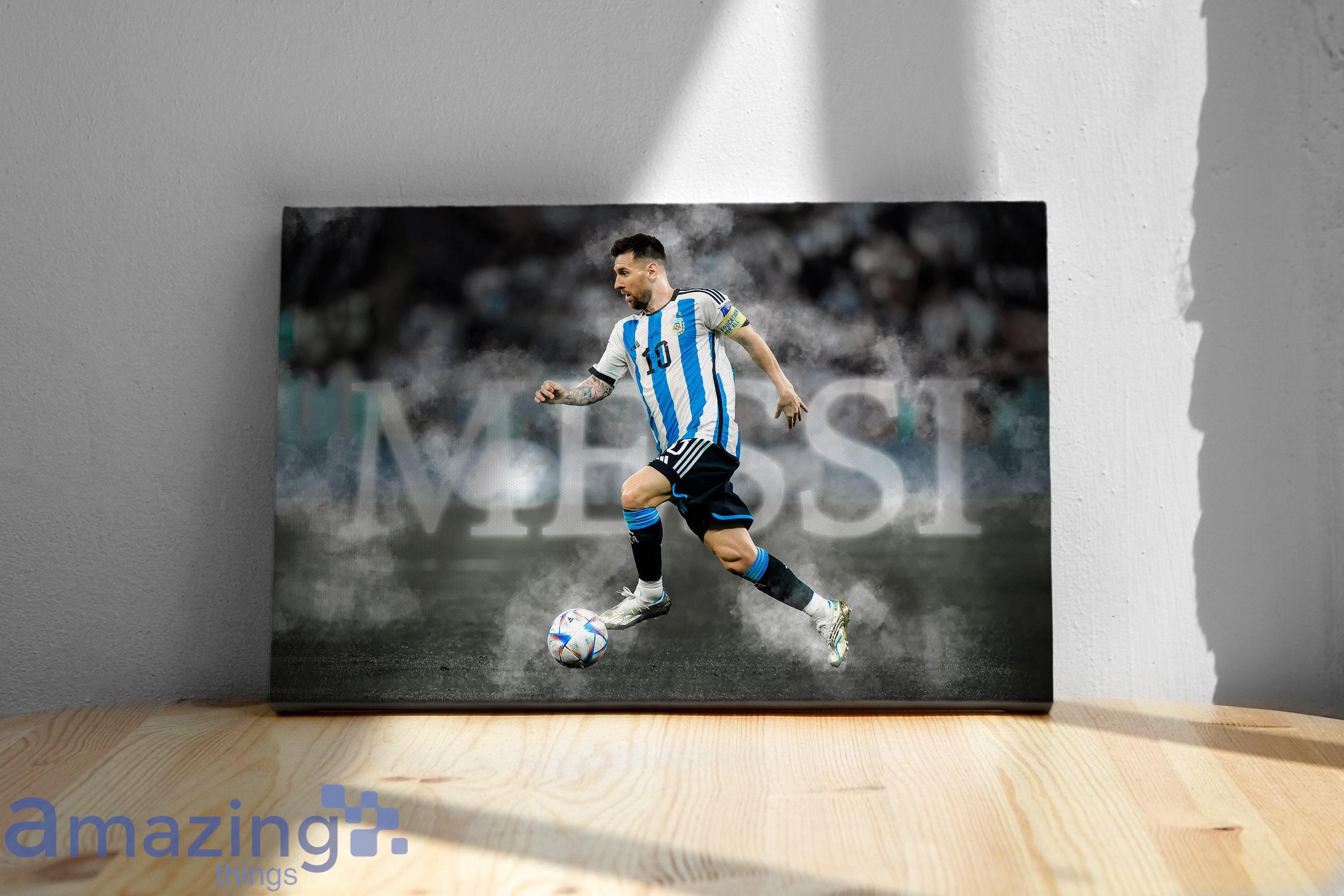 Lionel Messi Wall Art Poster or Canvas Gift For Fans Product Photo 1 Lionel Messi Wall Art Poster or Canvas Gift For Fans Product Photo 1