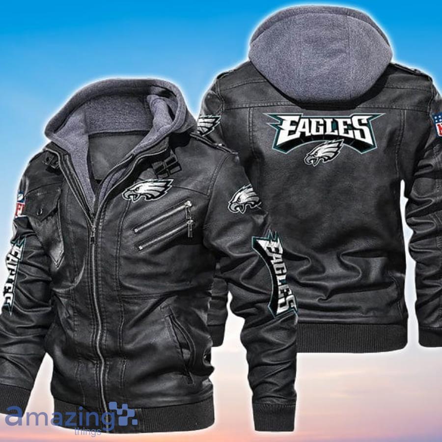 NFL Philadelphia Eagles Style 2 2D Leather Jacket Men And Women For Fans -  Freedomdesign