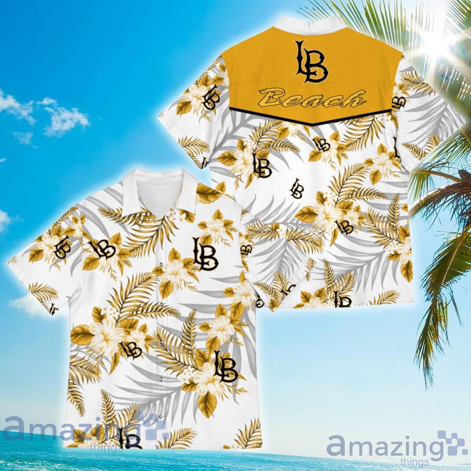 49ers Hawaiian Shirt Yellow Tropical Flower San Francisco 49ers