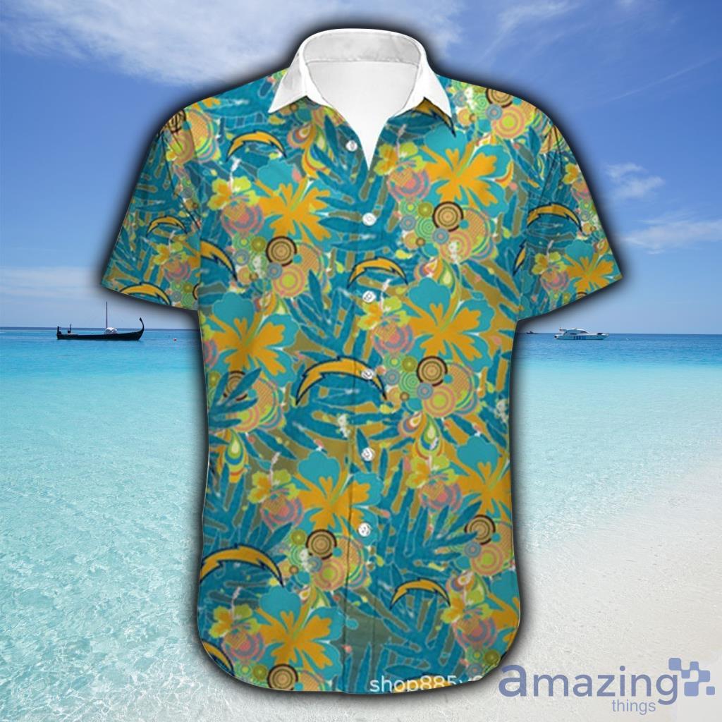Los Angeles Chargers Hawaiian Shirt For Fans - Los Angeles Chargers Hawaiian Shirt For Fans