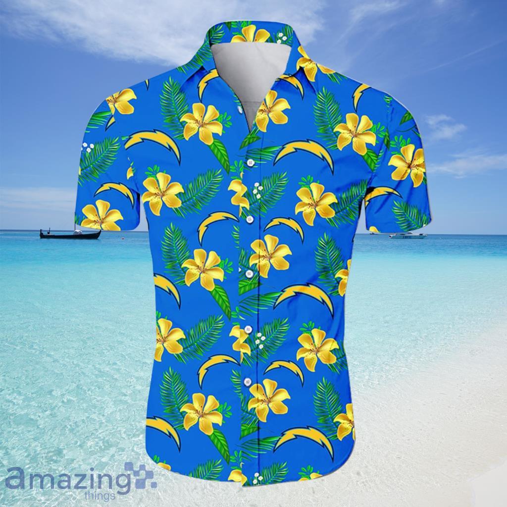 Los Angeles Chargers NFL Flower All Over Print Unisex Hawaiian