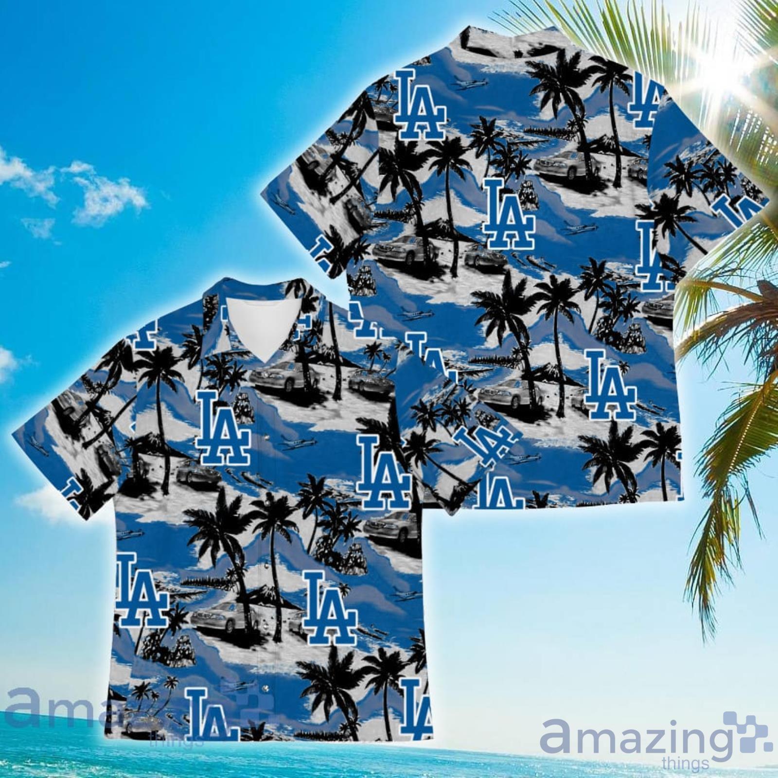 Los Angeles Dodgers Major League Baseball Coconut Pattern And Flower Print Hawaiian  Shirt For Men And Women