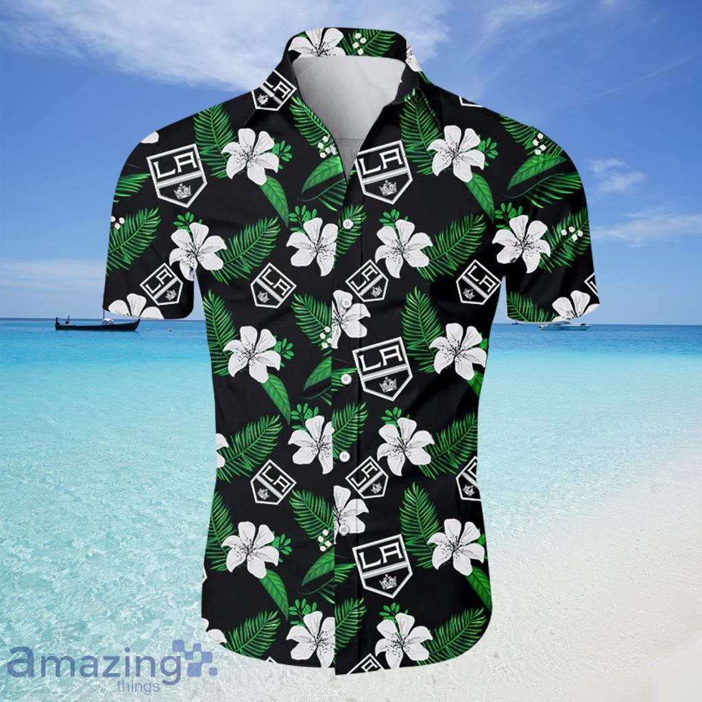 Los Angeles Kings NHL Hawaiian Shirt Tropical Flower For Fans - Los Angeles Kings NHL Hawaiian Shirt Tropical Flower For Fans