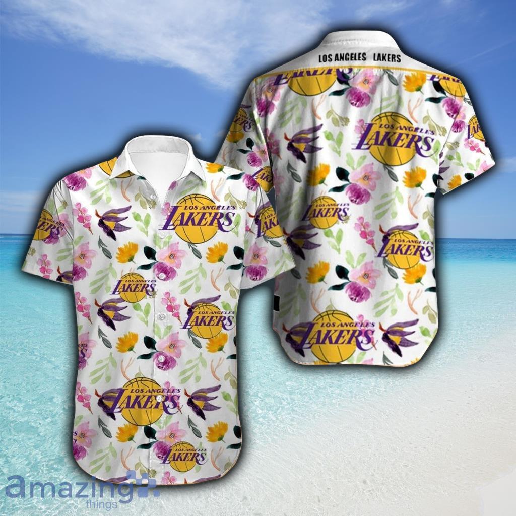 Los Angeles Lakers Hawaiian Shirt Flower For Fans - Los Angeles Lakers Hawaiian Shirt Flower For Fans Los Angeles Lakers Hawaiian Shirt Flower For Fans - Los Angeles Lakers Hawaiian Shirt Flower For Fans