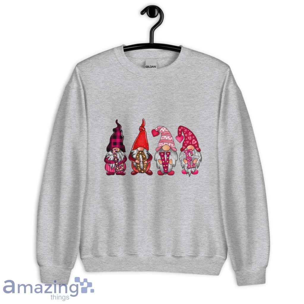 Love Gnome Valentines Gnome Heart Shirt image Love Gnome Valentines Gnome Heart Shirt - Unisex Heavy Blend Crewneck Sweatshirt