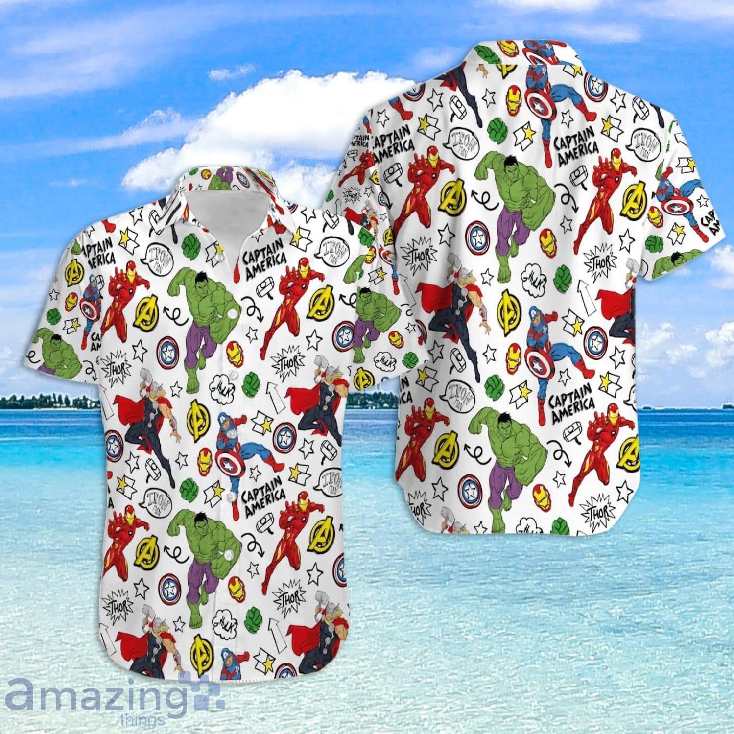 Marvel Film Character Hawaiian Shirt For Fans Product Photo 1