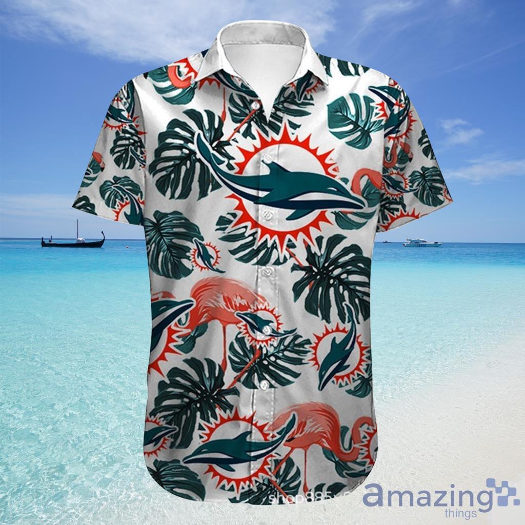 Miami Dolphins Hawaiian Shirt  For Fans - Miami Dolphins Hawaiian Shirt  For Fans