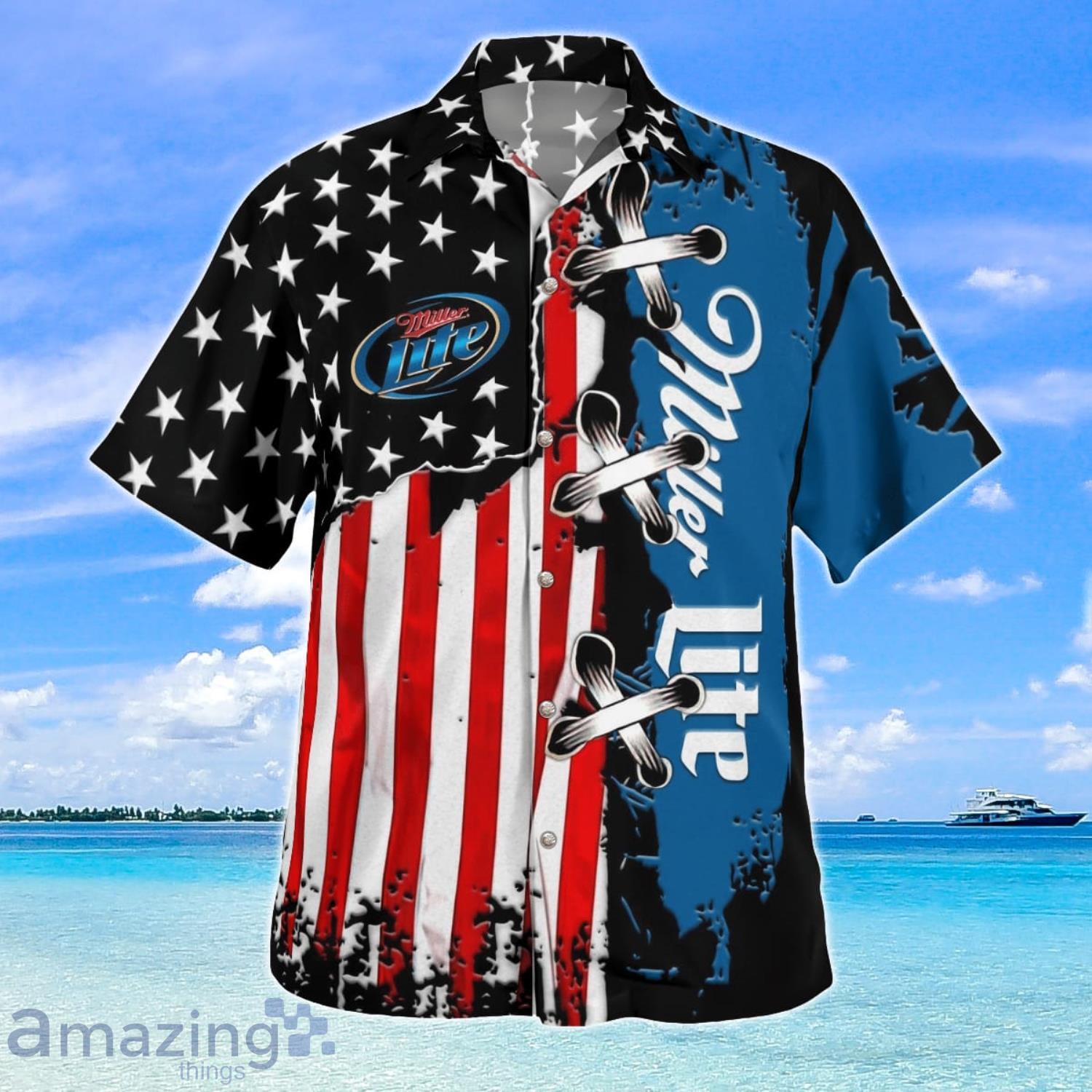 White Miller Lite Baseball Jersey | Miller Lite Jersey Shirt