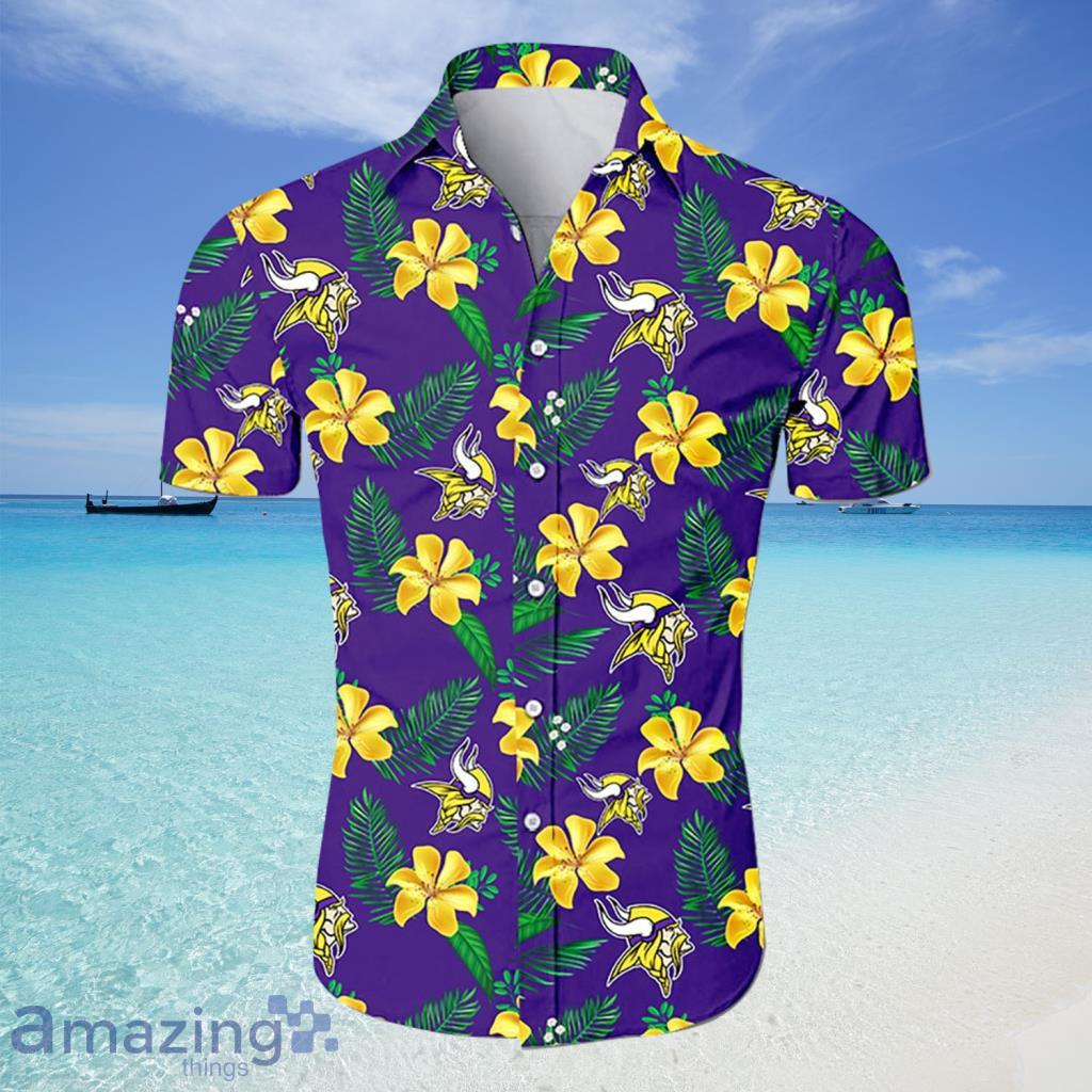 20% OFF Minnesota Vikings Hawaiian Shirt Tropical Flower Short Sleeve – 4  Fan Shop