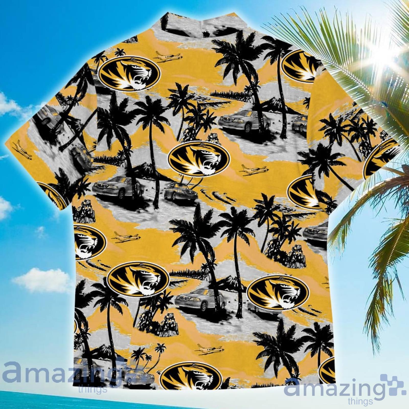 Missouri Tigers Sports American Tropical Coconut Vintage Patterns Hawaiian Shirt image Missouri Tigers Sports American Tropical Coconut Vintage Patterns Hawaiian Shirt Product Photo 3