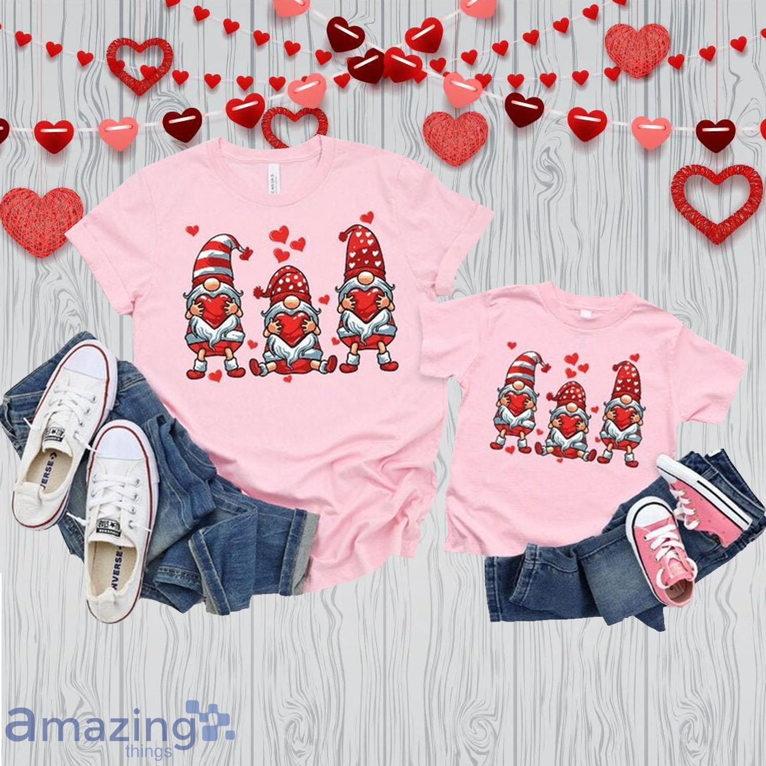 Mommy And Me Gnome Valentine Day's Matching Shirt Gift For Mom And Baby - Mommy And Me Gnome Valentine Day's Matching Shirt Gift For Mom And Baby