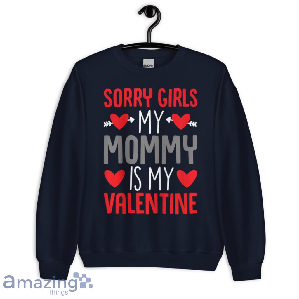 Mommy Is My Valentine Day Couple Shirt image Mommy Is My Valentine Day Couple Shirt - Unisex Crewneck Sweatshirt-1
