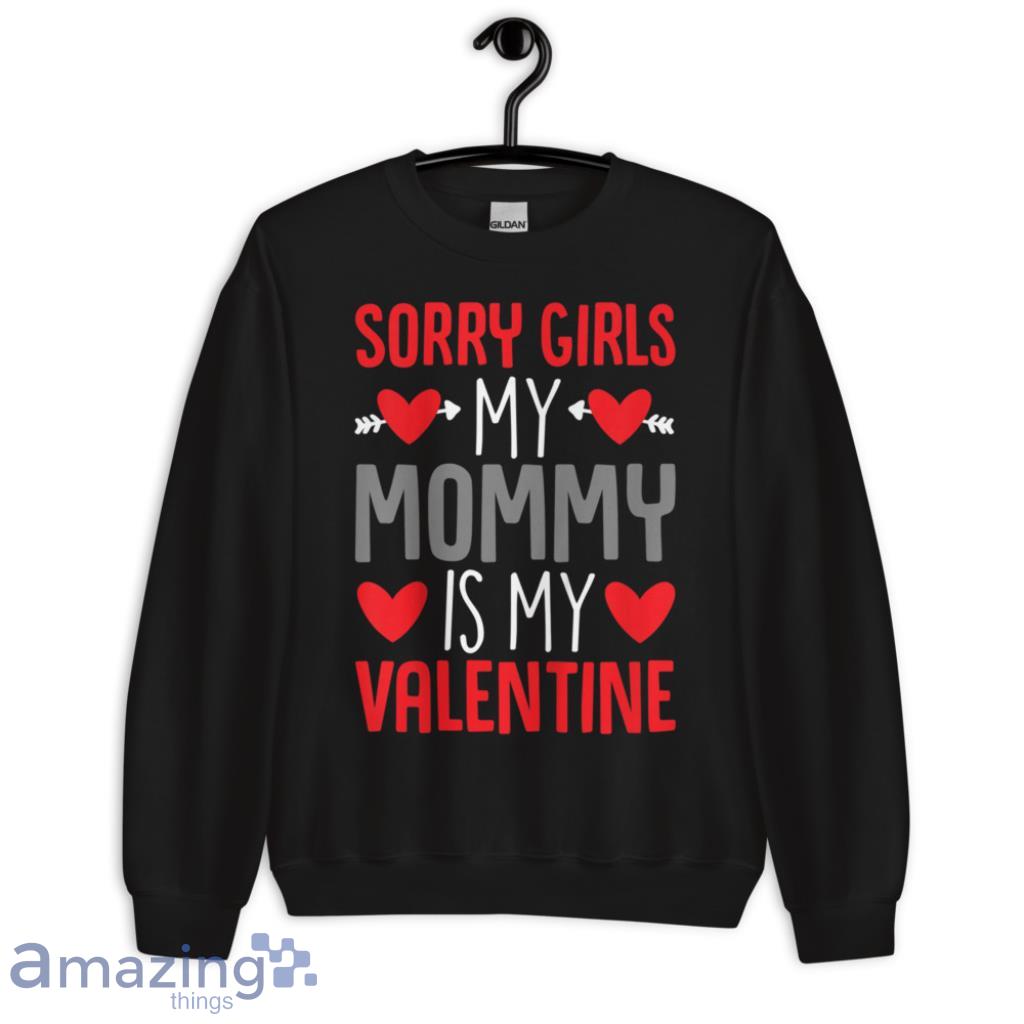 Mommy Is My Valentine Day Couple Shirt image Mommy Is My Valentine Day Couple Shirt - Unisex Crewneck Sweatshirt