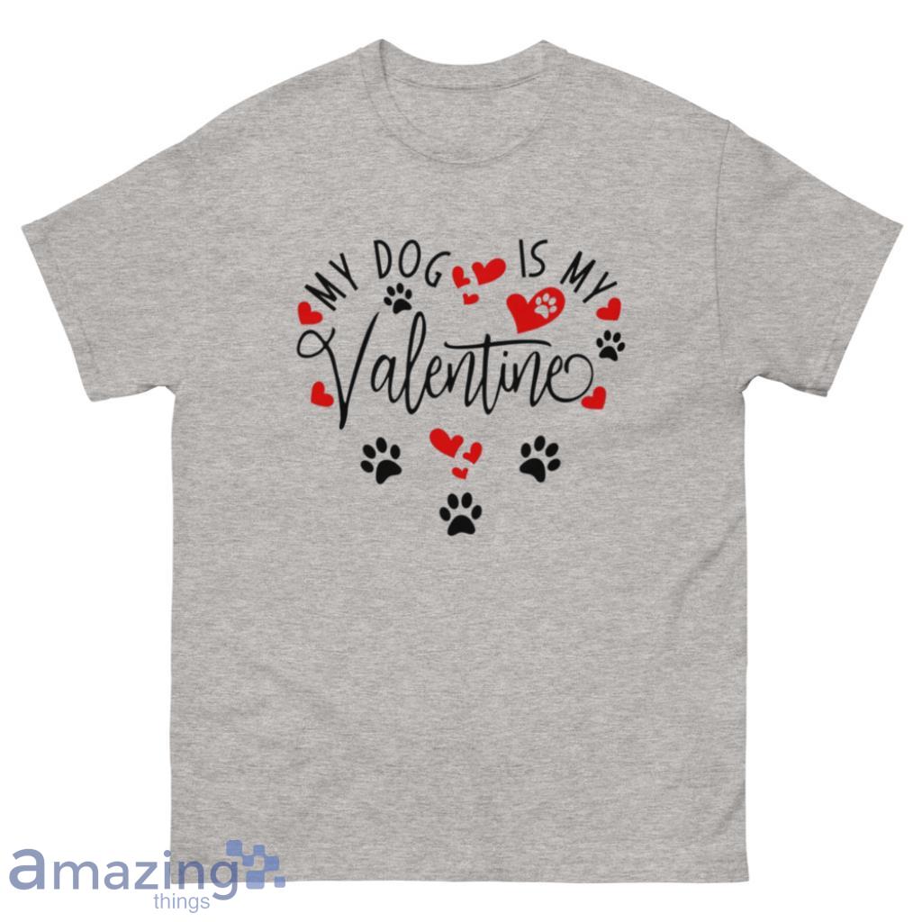 My Dog Heart Funny Valentine Day's Coupe Shirt - 500 Men’s Classic Tee Gildan