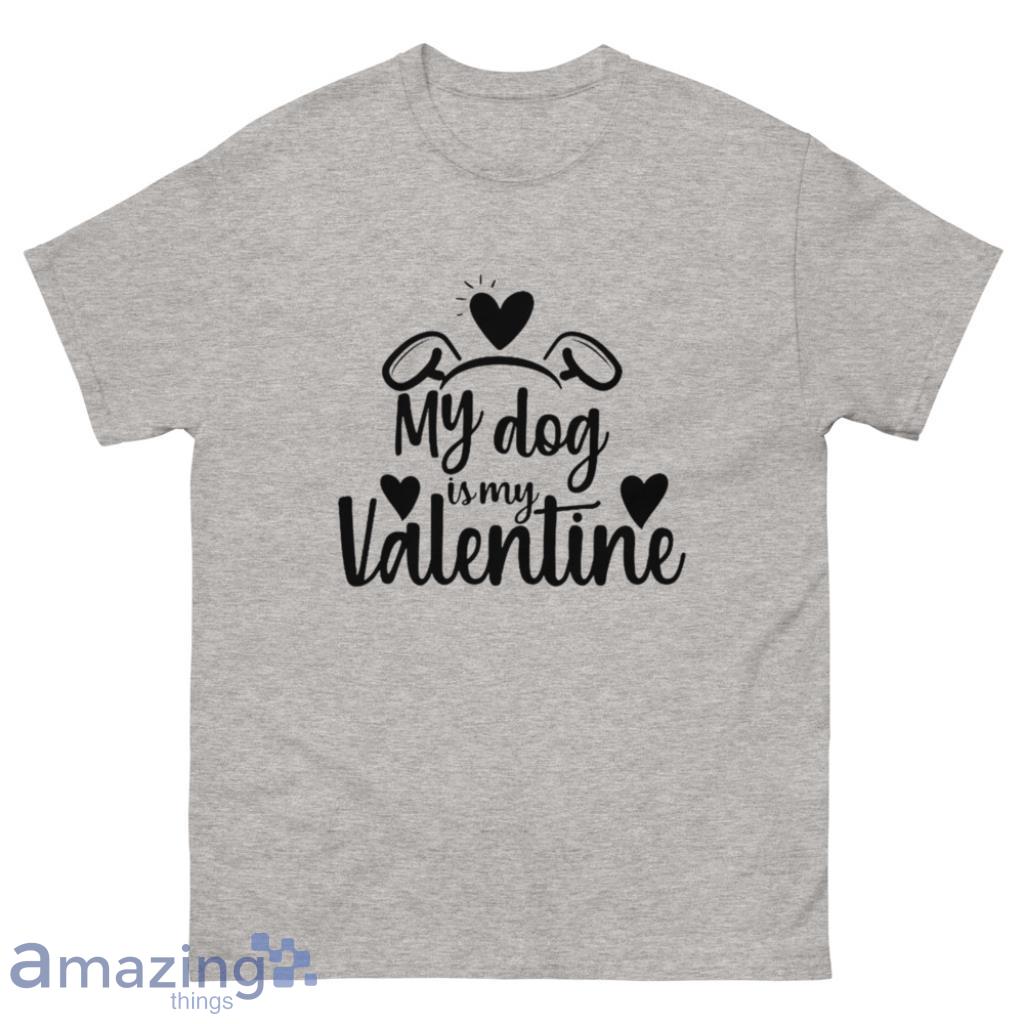 My Dog Heart Valentine Day's Coupe Shirt - 500 Men’s Classic Tee Gildan