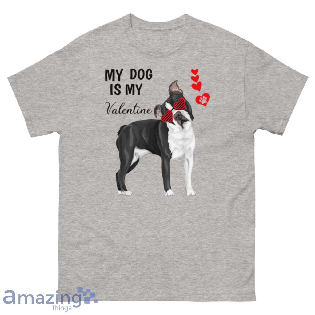 My Dog Is My Wear Heart Glass Valentine Day's Coupe Shirt - 500 Men’s Classic Tee Gildan
