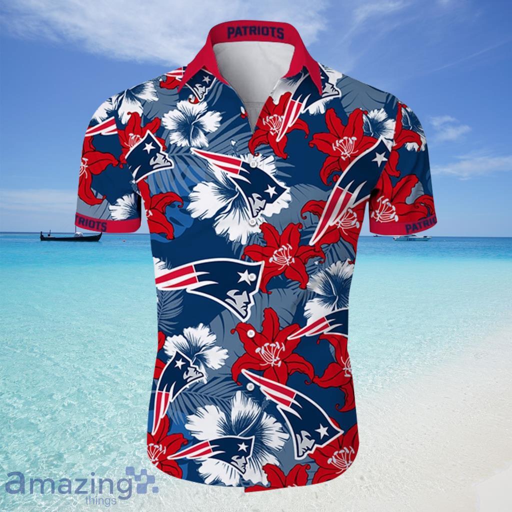 New England Patriots NFL Flower Hawaiian Shirt Impressive Gift For