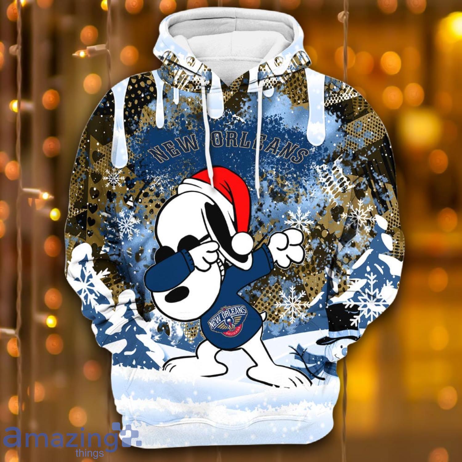 New Orleans Saints Snoopy Christmas NFL Sweatshirts - Blinkenzo