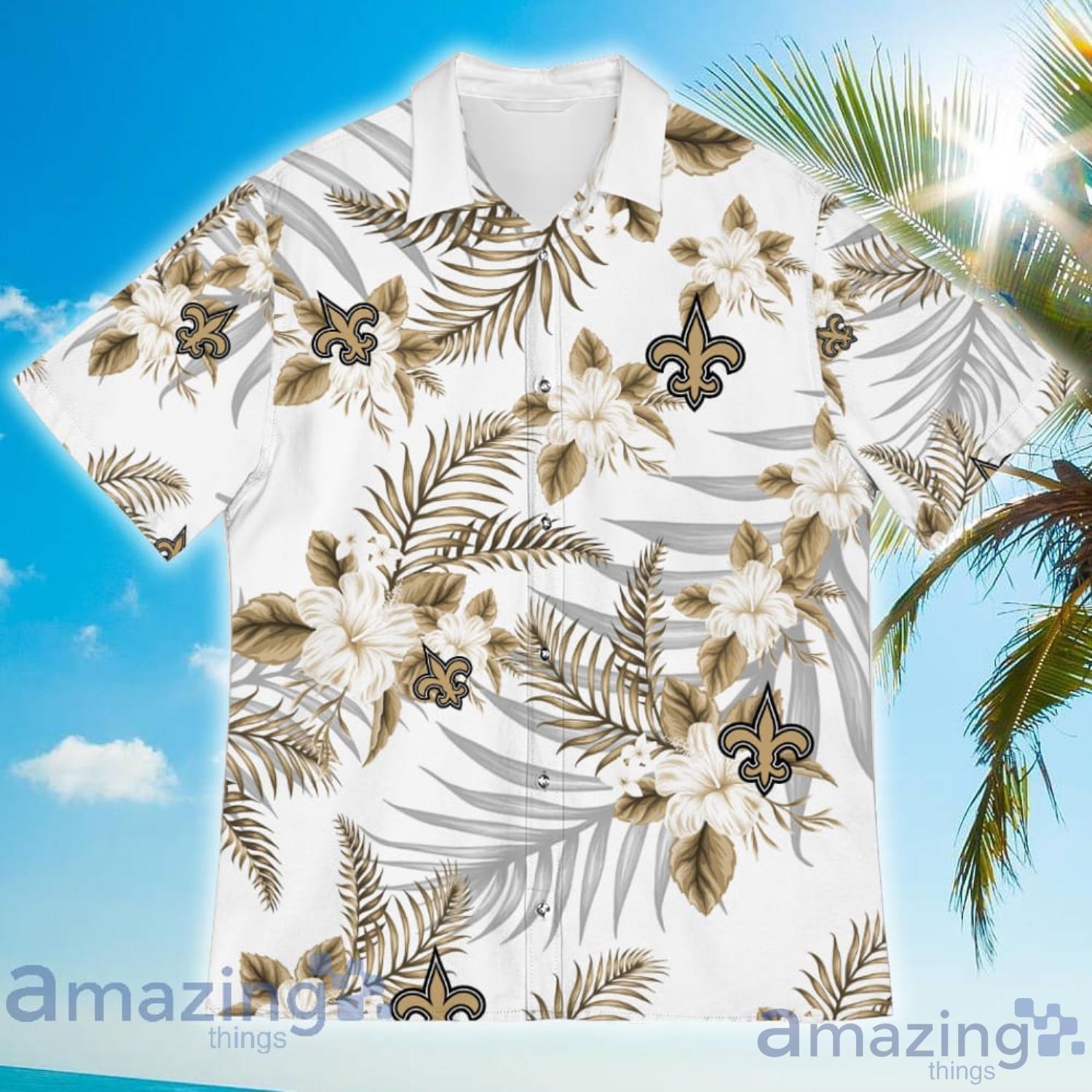 New Orleans Saints Hawaiian Button Up Shirt