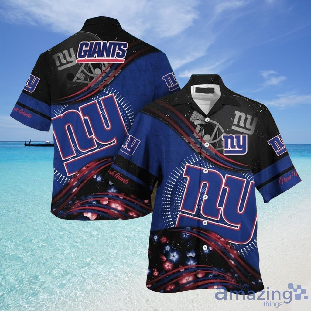 New York Giants Hawaiian Shirt Bold and Bright New York Giants