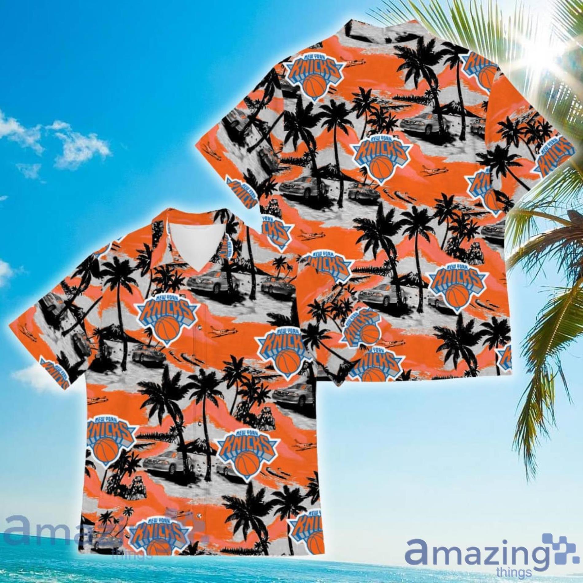 New York Knicks Sports American Tropical Coconut Vintage Patterns Hawaiian Shirt Product Photo 1