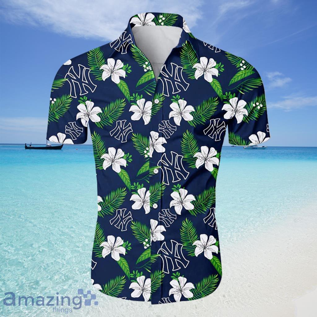 New York Yankees MLB Hawaiian Shirt Tropical Flower For Fans-Recovered - New York Yankees MLB Hawaiian Shirt Tropical Flower For Fans-Recovered