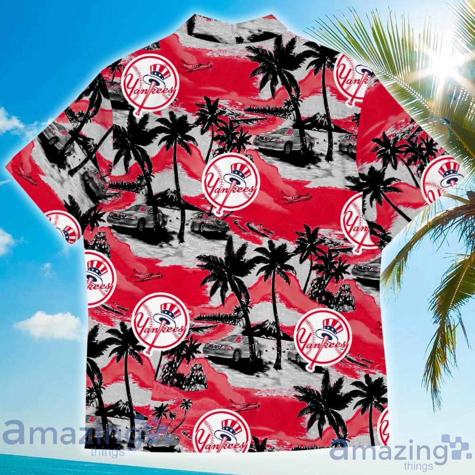 Ny Yankees Hawaiian Shirt Tropical Pattern- Hawaii Shirt- Hao in