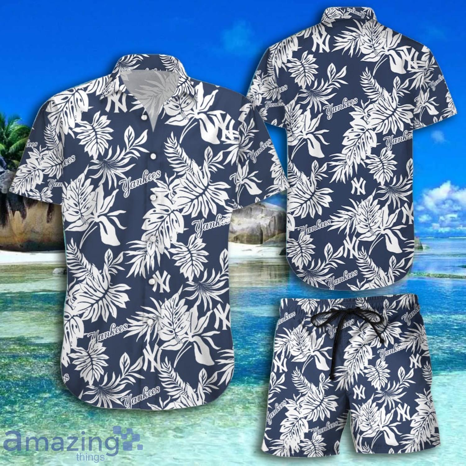 Yankees Hawaiian Shirt New York Yankees Tropical Flower in 2023