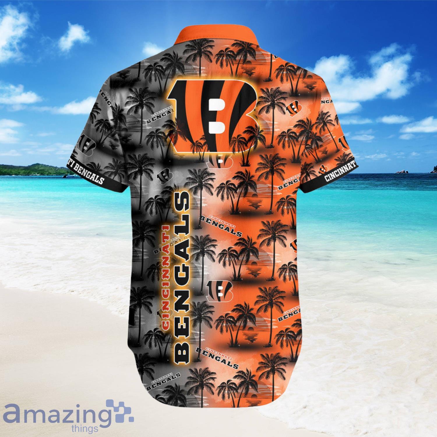 Cincinnati Bengals NFL Palm Tree Pattern For Sports Fans Unisex Hawaiian  Shirt and Short - Beetrendstore Store