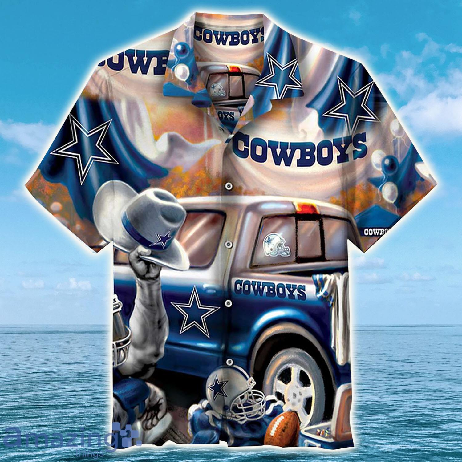 NFL Dallas Cowboys Team Logo Hawaiian Shirt