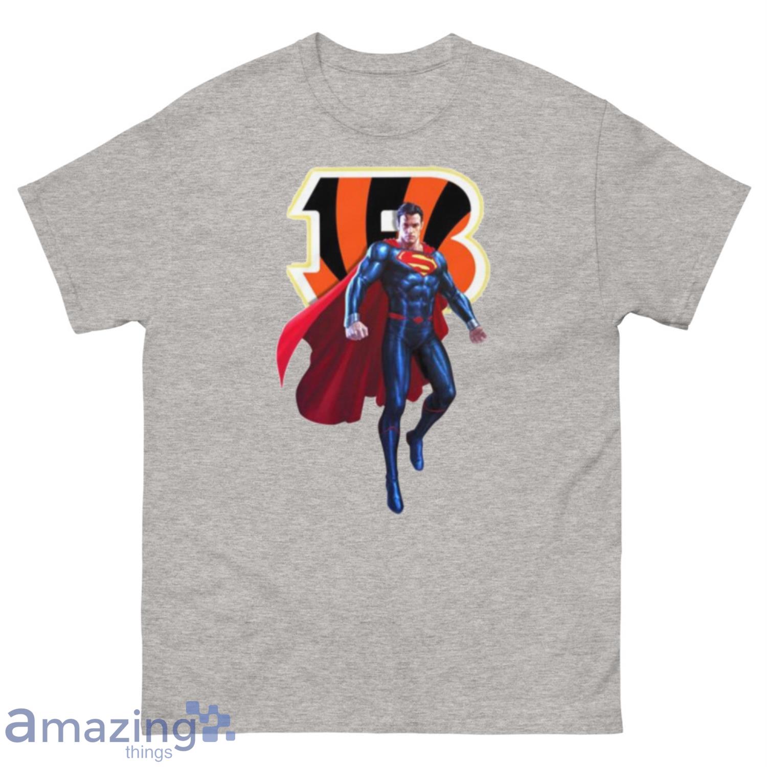 NFL Superman Cincinnati Bengals T-Shirt Gift For Fans Product Photo 1