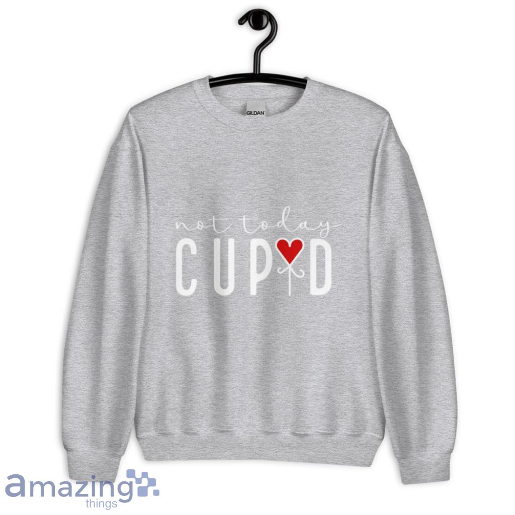 Not Today Cupid Valentine Couple Shirt image Not Today Cupid Valentine Couple Shirt - Unisex Heavy Blend Crewneck Sweatshirt