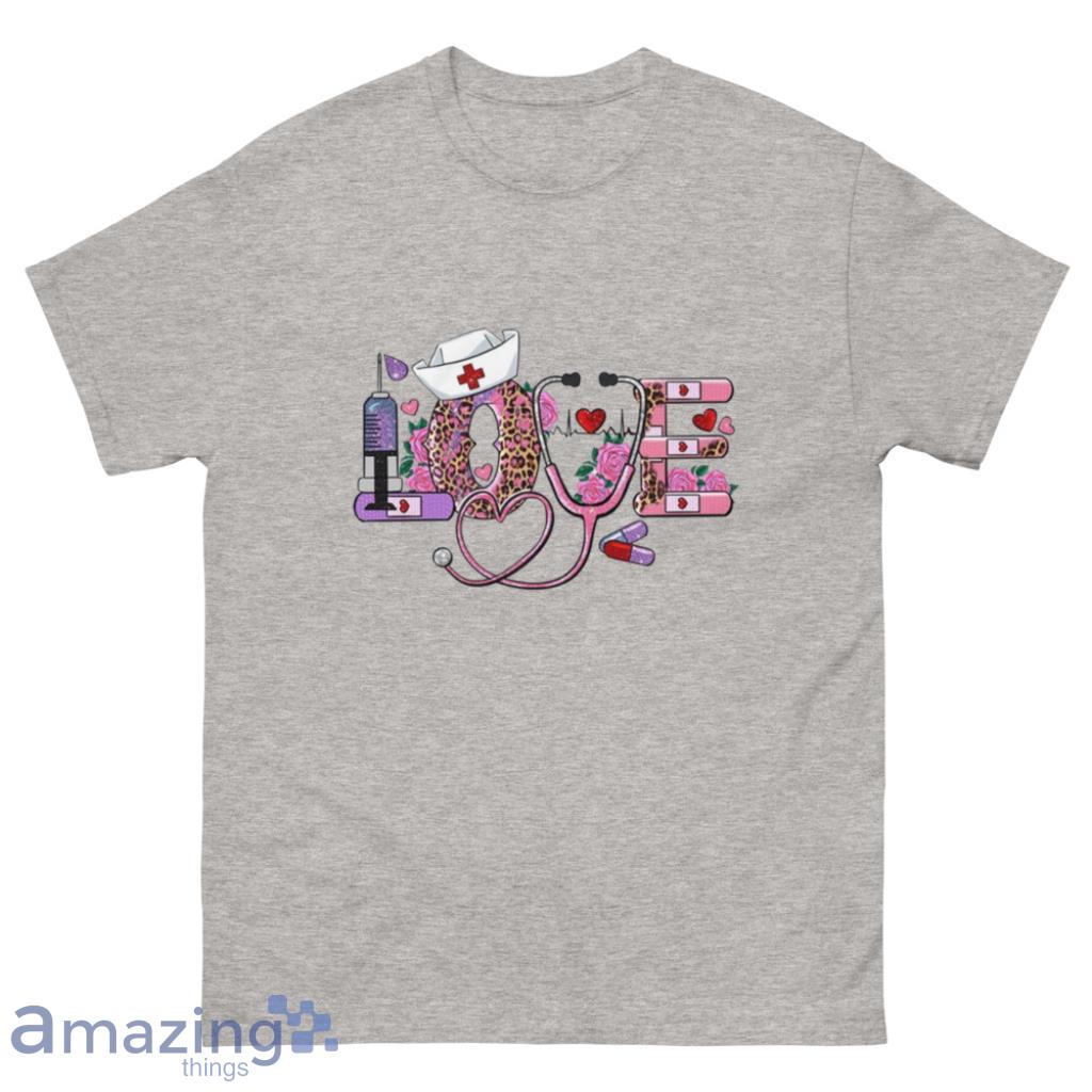 Nursing School Comfort Colors Valentine Day's Coupe Shirt - 500 Men’s Classic Tee Gildan