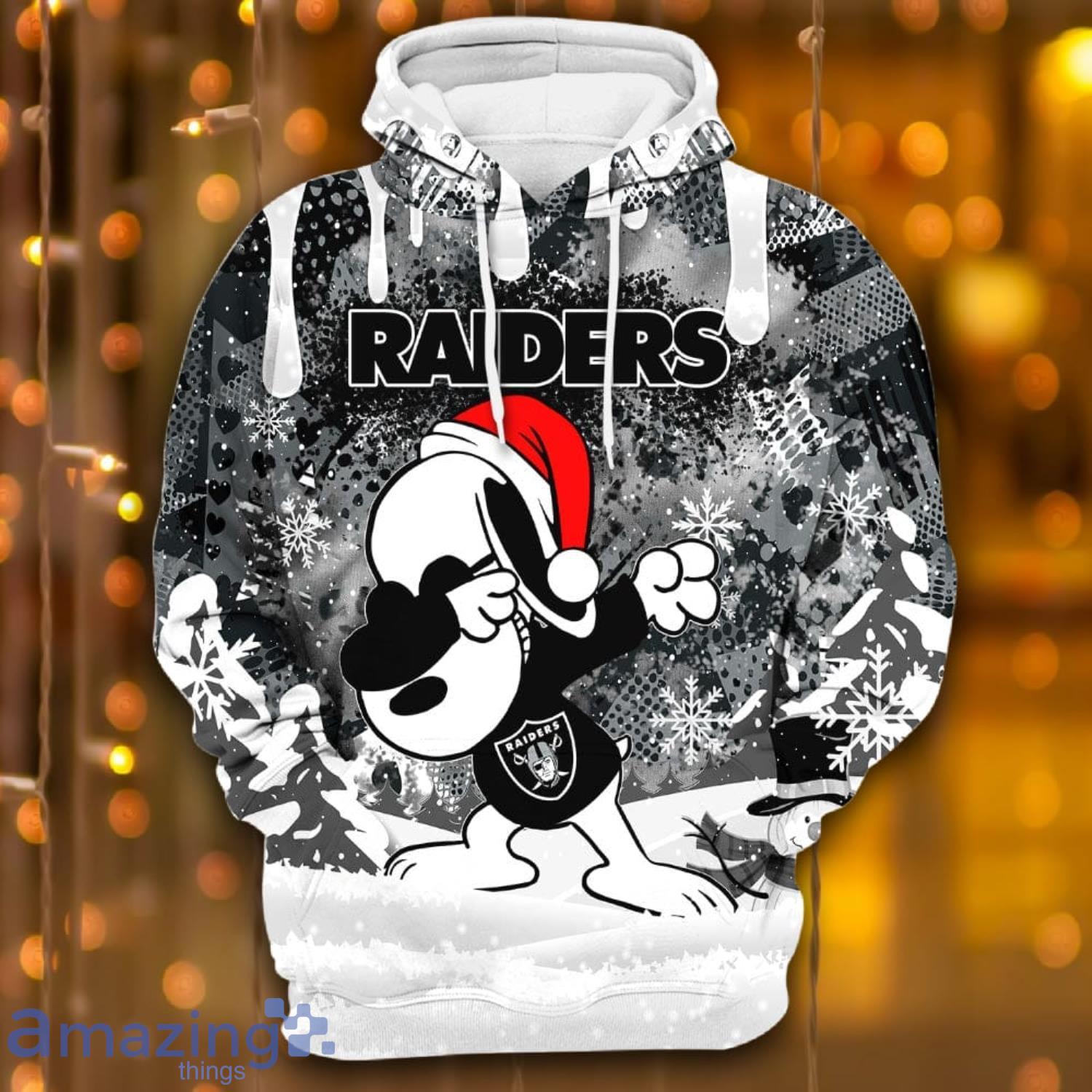 Snoopy Las Vegas Raiders Nfl Football Ornament –