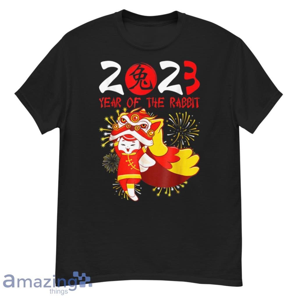Of The Rabbit Happy Chinese New Year 2023 T Shirt image Of The Rabbit Happy Chinese New Year 2023 T-Shirt - G500 Men’s Classic T-Shirt