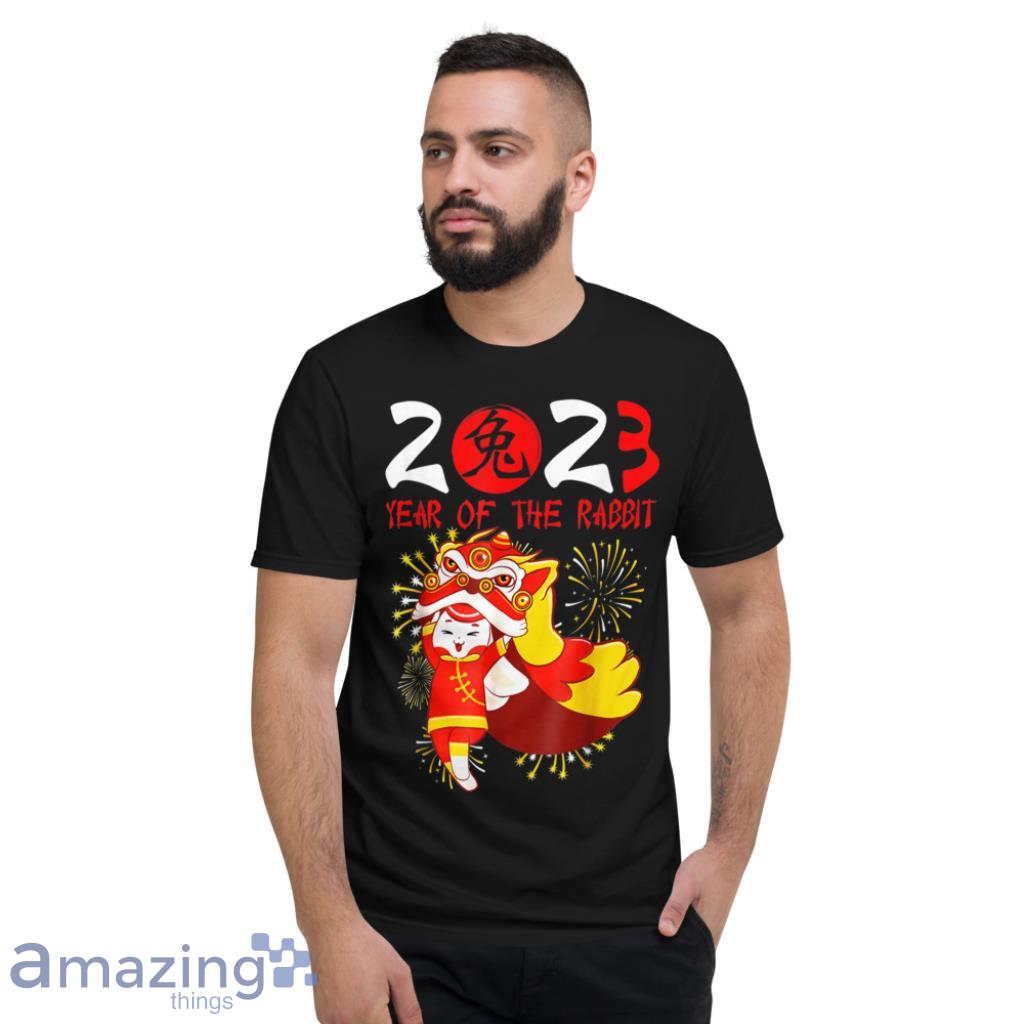 Of The Rabbit Happy Chinese New Year 2023 T Shirt image Of The Rabbit Happy Chinese New Year 2023 T-Shirt - Short Sleeve T-Shirt