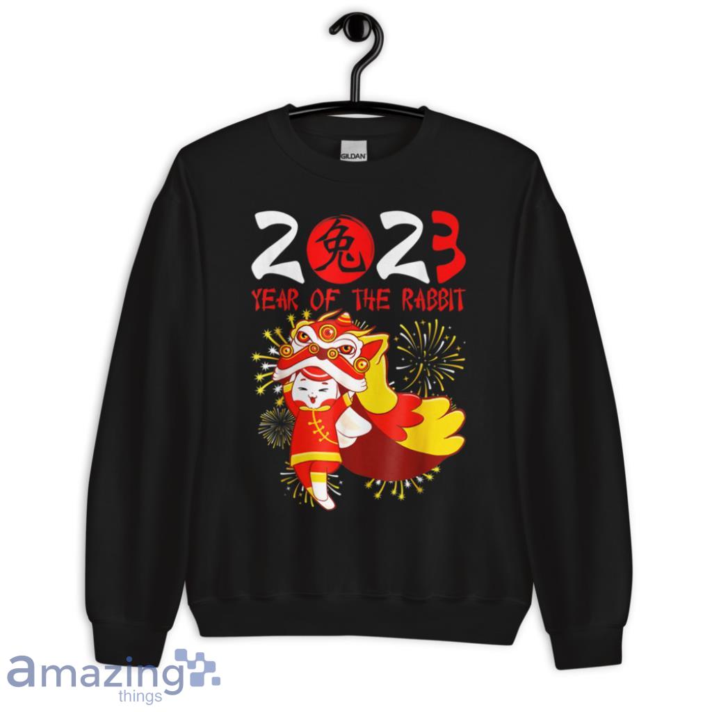Of The Rabbit Happy Chinese New Year 2023 T Shirt image Of The Rabbit Happy Chinese New Year 2023 T-Shirt - Unisex Crewneck Sweatshirt
