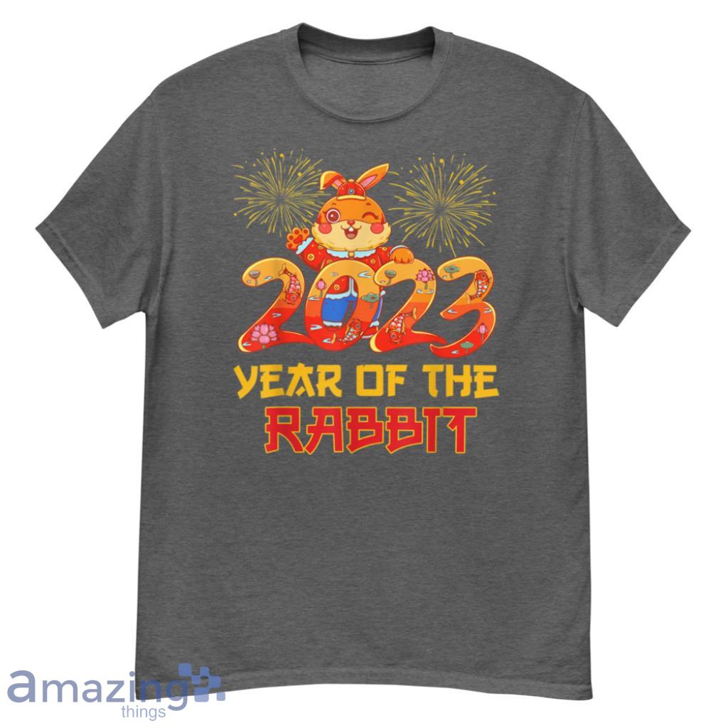 Of The Rabbit - Happy Lunar New Year 2023 Chinese T-Shirt - G500 Men’s Classic T-Shirt-1