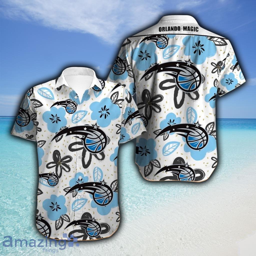 Orlando Magic Hawaiian Shirt Flower  For Fans - Orlando Magic Hawaiian Shirt Flower  For Fans
