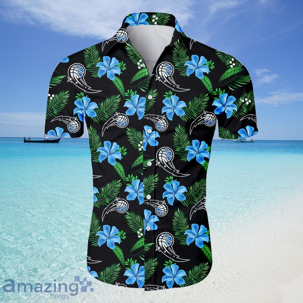 Orlando Magic  NBA Hawaiian Shirt Tropical Flower For Fans - Orlando Magic  NBA Hawaiian Shirt Tropical Flower For Fans