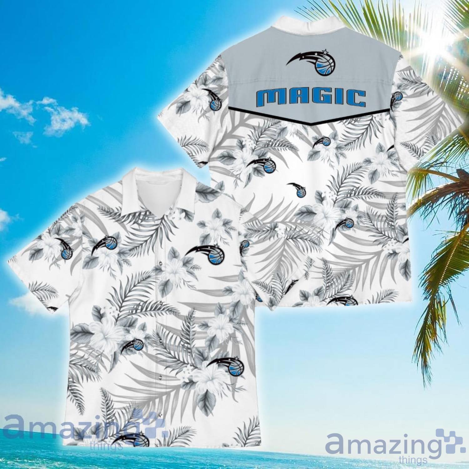 Orlando Magic Sports American Tropical Flower Patterns Hawaiian Shirt Product Photo 1