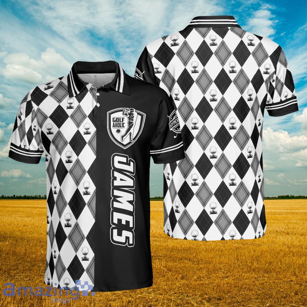Personalized Golfaholic Custom Polo Shirt - Personalized Golfaholic Custom Polo Shirt