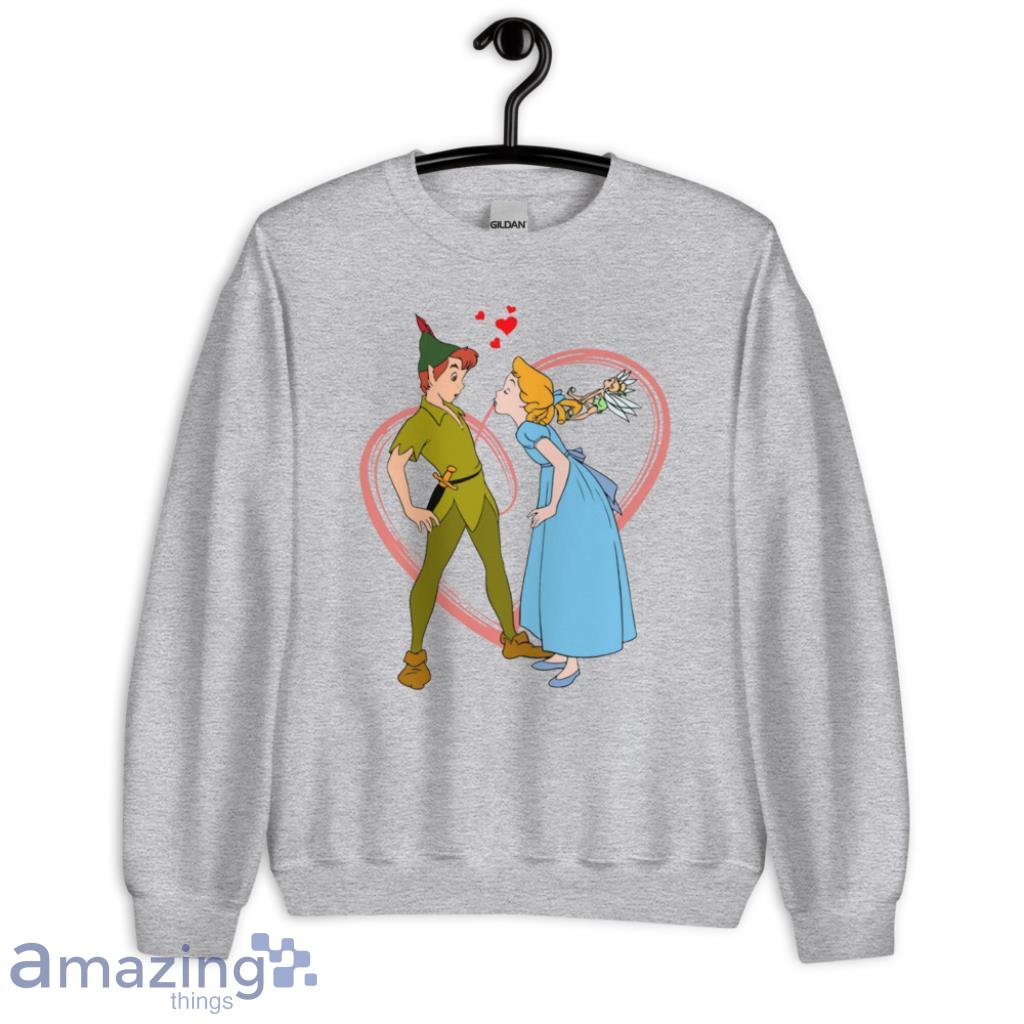 Peter Pan And Wendy Valentine's Day Shirt image Peter Pan And Wendy Valentines Day Shirt - Unisex Heavy Blend Crewneck Sweatshirt