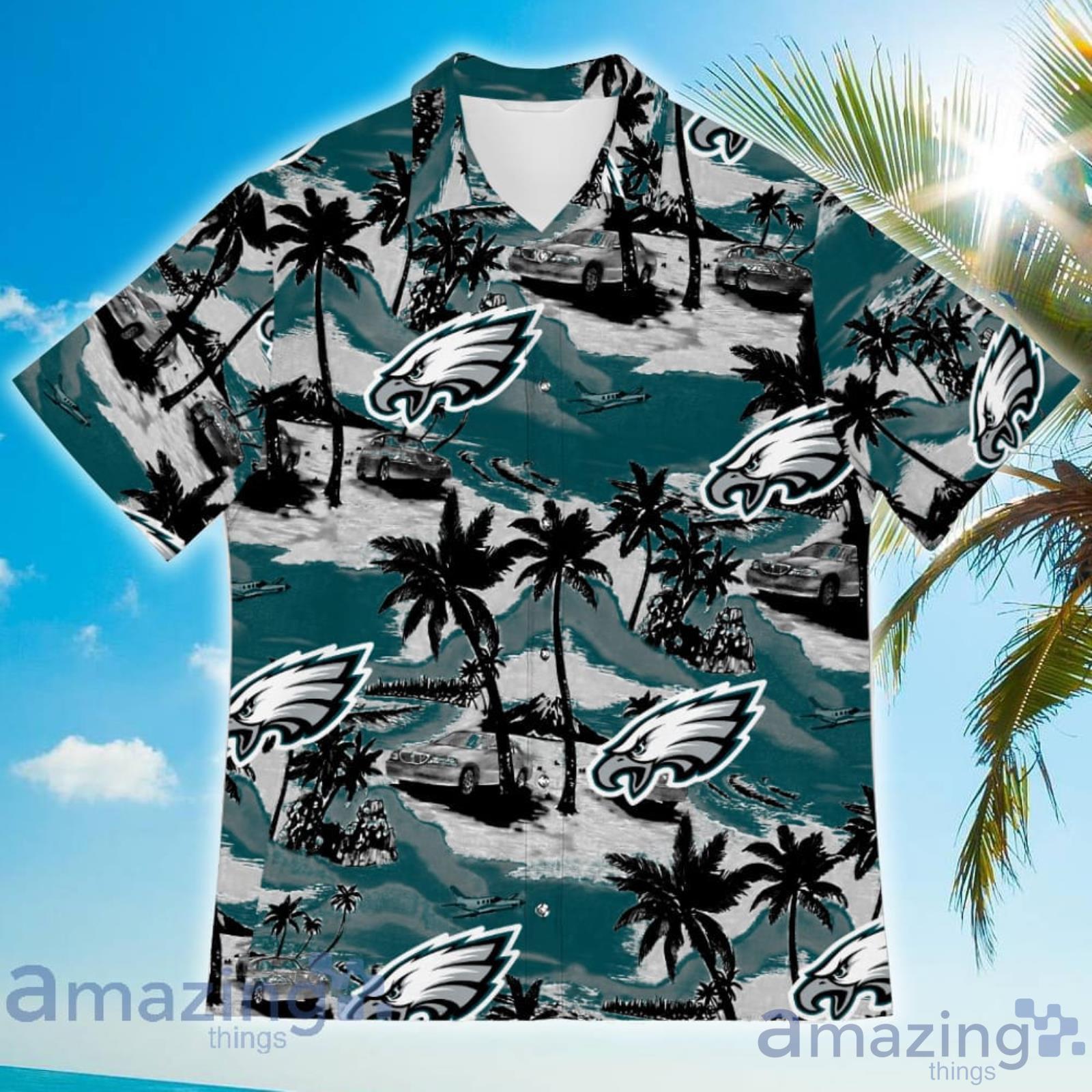 Nfl Philadelphia Eagles Hawaiian Shirt Vintage Coconut Tree