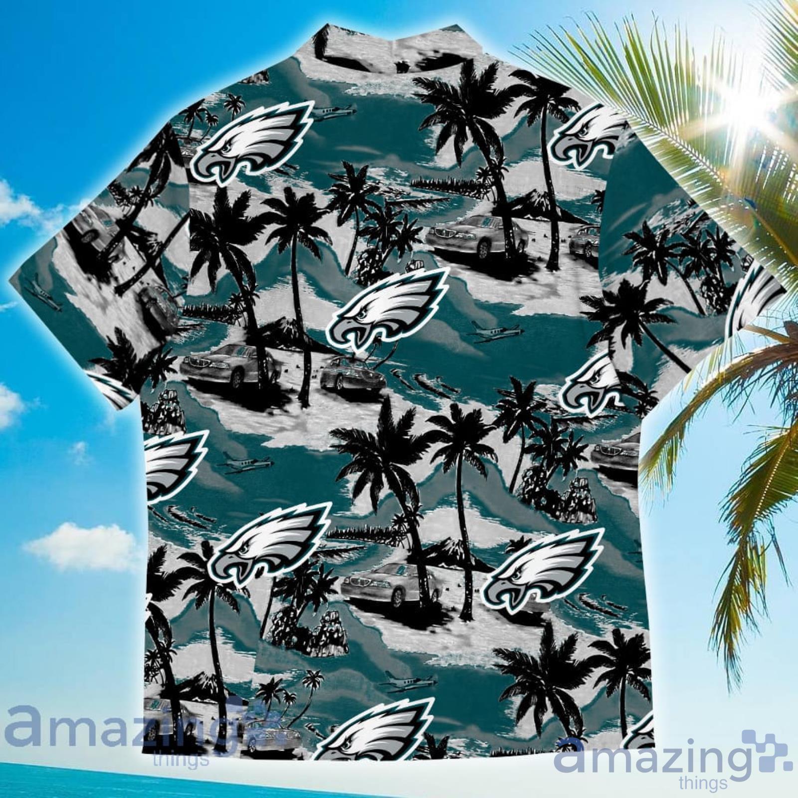 Nfl Philadelphia Eagles Hawaiian Shirt Vintage Coconut Tree